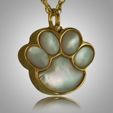 Pet Paw Pearl Cremation Keepsake IV